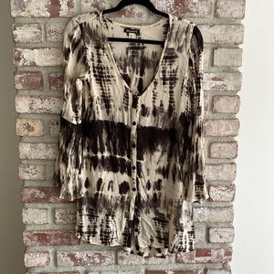 Tie Dye Billabong Shirt Dress